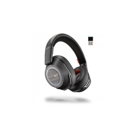 Poly Audífonos Voyager 8200 UC, Inalámbrico, USB, Negro