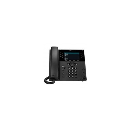 Poly Teléfono IP con Pantalla LCD 4.3" VVX 450, 12 Líneas, Altavoz,...