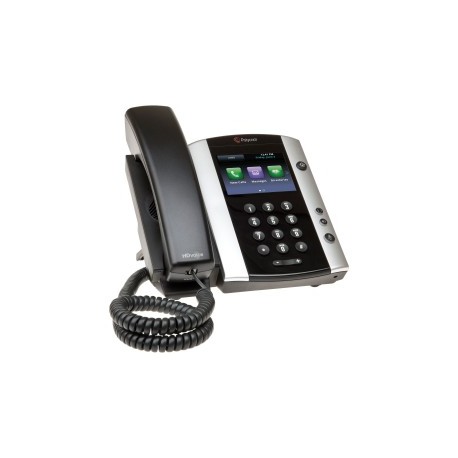 Telefono Escritorio Polycom VVX 501 POE 12 Lineas para Skype...