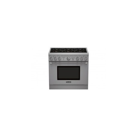 Estufa Thermador PRL366GH Pro-Harm 36" LP Range 6 BRNR 2 con...