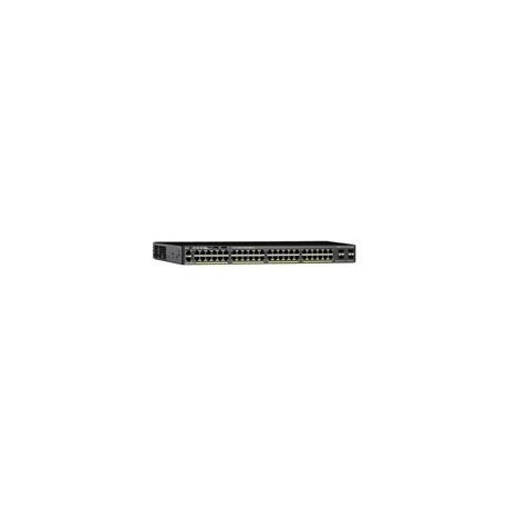 Switch cisco catalyst 2960x 48 puertos gige poe 370w 4 x 1g sfp lan...