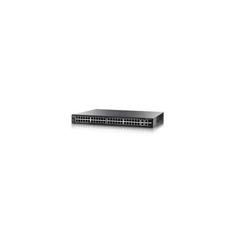 Switch cisco smb 52 puertos de datos 10/100/1000 dual sfp, admin,...